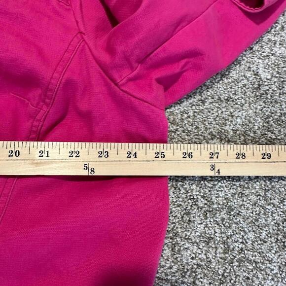 i.e. relaxed Womans 3XL Jacket Pink Button Down Zip 80s 90s vibe - Picture 7 of 9